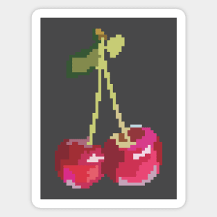 Pixel Cherries Magnet